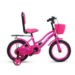 14 JADE SS Kids Bicycle Pink - Durable Steel Frame, Adjustable Seat