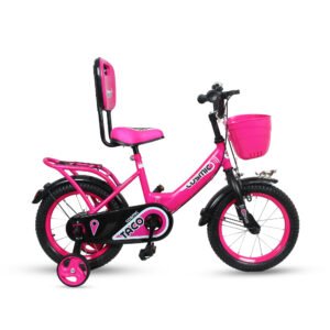 14 TACO SS Kids Bicycle Pink - Sturdy Steel Frame, Adjustable Seat & Coaster Brakes