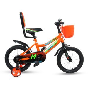 14 WHIZ SS Kids Bicycle Orange - Sturdy Frame, Comfortable Seat, Easy Brakes
